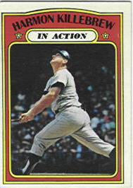 1972 Topps Baseball Cards      052      Harmon Killebrew IA